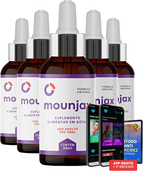 Apresentação comercial do kit Mounjax, opção 3
