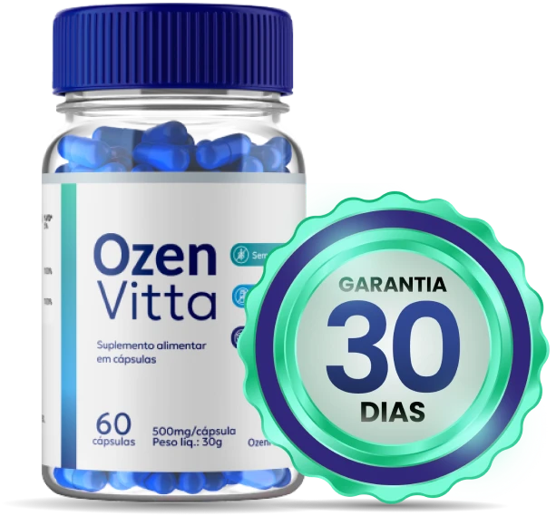 Material comercial sobre a garantia do Ozenvitta